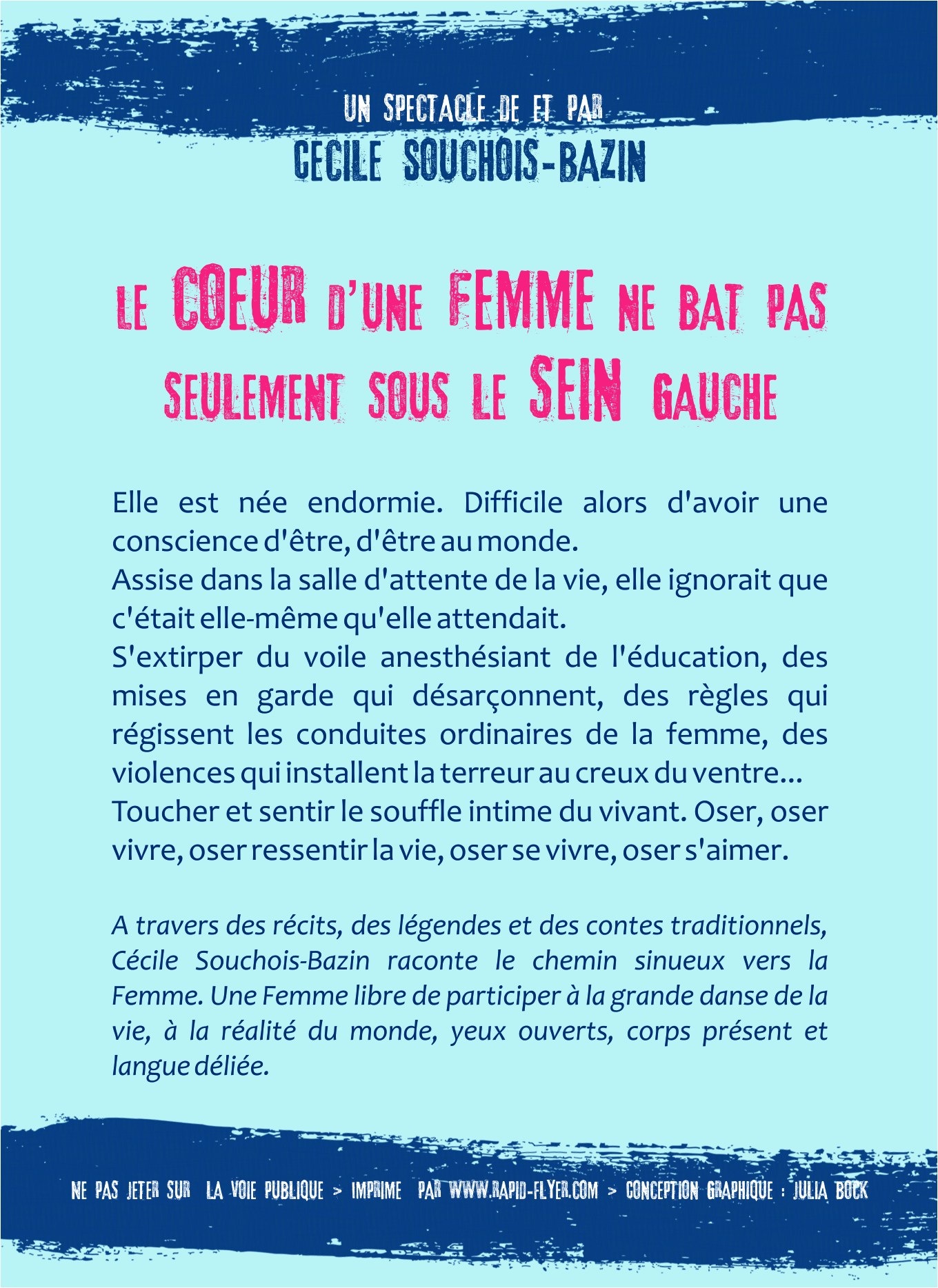 Le cœur d'une femme... ne bat pas seulement sous le sein gauche